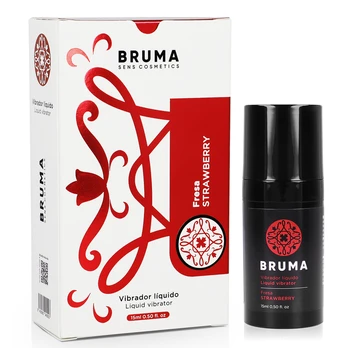 BRUMA - Skystas vibratorius su braškių skoniu 15 ml