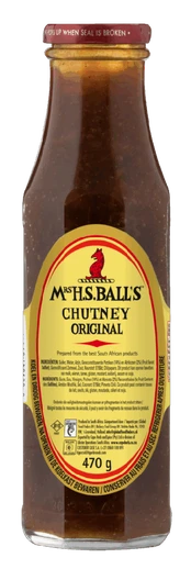 Mrs. H.S. Balls Original Chutney Sauce, 470 g.