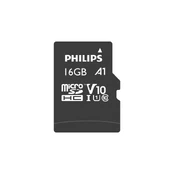 "Philips MicroSDHC 16GB 10/UHS 1 klasės + adapteris kaina