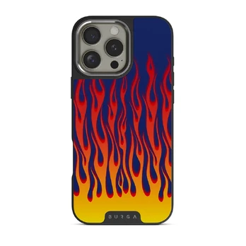 Tribal - iPhone 16 Pro Case, Elite Dark (MagSafe) / Silver