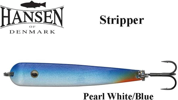 Hansen Stripper blizgė Pearl Baltas/Mėlyna