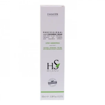 EMMEDI HS MILANO PROFESSIONAL dažomasis plaukų kremas, 100 ml 4.1 Light ash brown