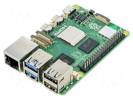 Single-board computer | Raspberry Pi 5 | 2.4GHz | uP: BCM2712 | 5VDC