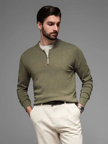 men's sweater - olive
