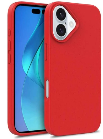 Hurtel Multiple Color Wheat Case MagSafe iPhone 16 - raudonas