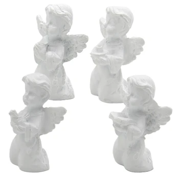 Statulėlė "Angeliukas klupintis", 5 cm : Atributas - Su žvake