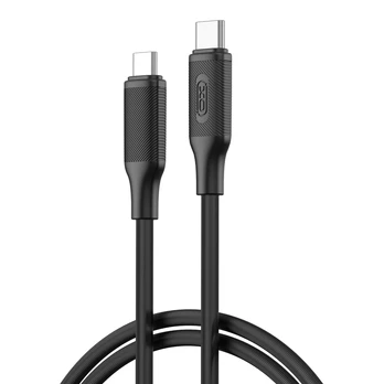 XO cable NB-Q265B PD USB-C - USB-C 1,0m 60W juodas