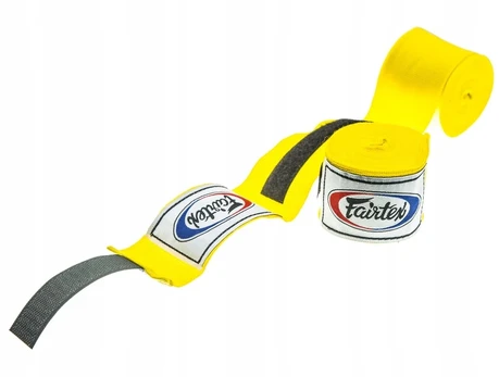 Elastingi rankų apvyniojimai Fairtex Hw2 (yellow) 4,5 m
