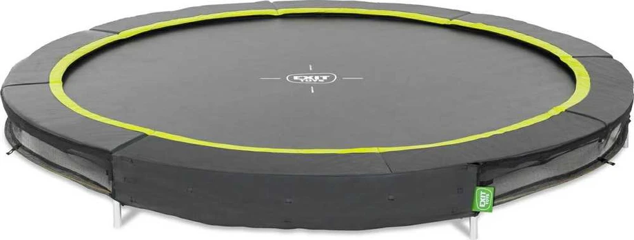 EXIT Silhouette ground sports trampoline ø305cm - juodas