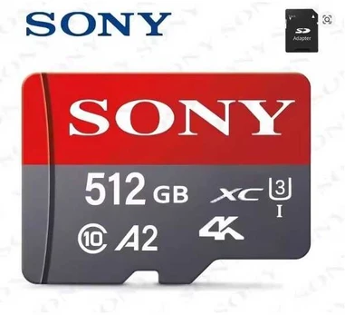 512 GB Micro SD tipo atminties kortelė