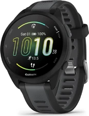 Garmin forerunner 165 juodas / slate pilkas 43 mm kaina