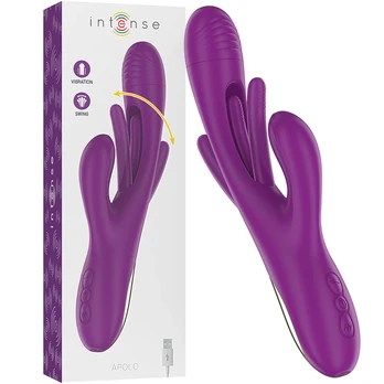 INTENSE - APOLO RECHARGEABLE MULTIFUNCTION VIBRATOR 7 VIBRATIONS WITH SWINGING MOTION