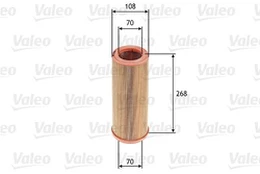 Oro filtras VALEO 585631 kaina