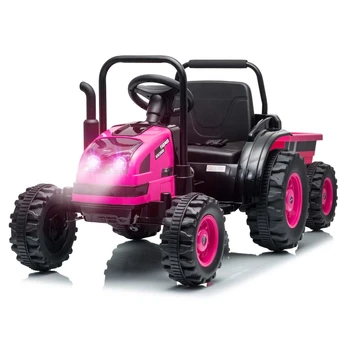 Elektrinis traktorius Milly Mally Farmer, Pink