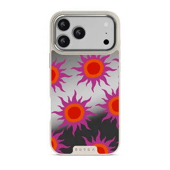 Sunset Glow - iPhone 17 Pro Max Case, Elite Mirror Light (MagSafe) / Silver