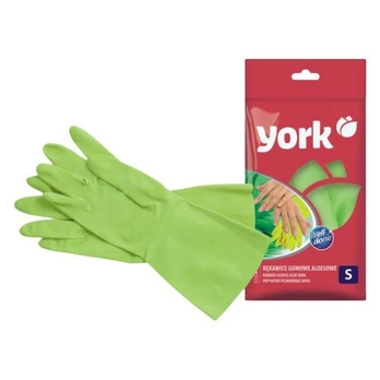 YORK guminės pirštinės Aloe Vera, S