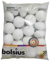 Bolsius plaukiojančios žvakės, 20 vnt.