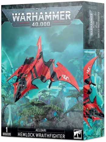 Konstruktorius - figūrėlė Warhammer Aeldari Hemlock Wraithfighter, 61 d.