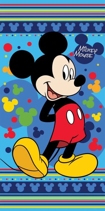 Disney Mikio vonios rankšluostis, paplūdimio rankšluostis 70x140cm
