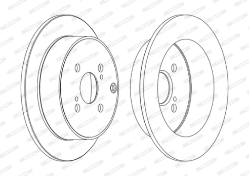 FERODO DDF1409C Brake Disc