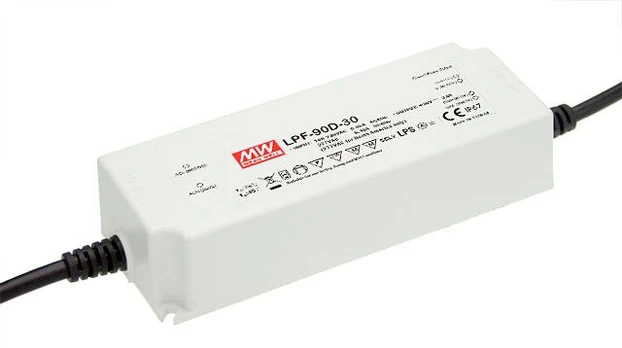 Impulsinis maitinimo šaltinis LED 54V 1.67A, valdomas, PFC, IP67, MEAN WELL