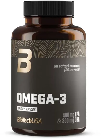 Biotech Omega-3 Triglycerides 60 kaps.