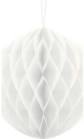 Party Deco Paper ball, baltas, 20cm. universal