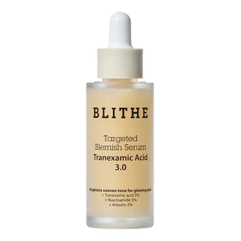 Blithe Targeted Blemish Serum, 30 ml. – šviesinamasis serumas su traneksamo rūgštimi
