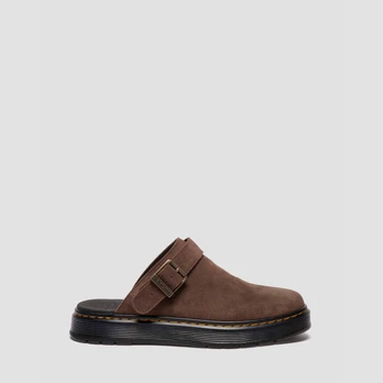 Dr. Martens Brookline Mule Dark Brown Bronx Suede - Dydis 44 (40666202 )