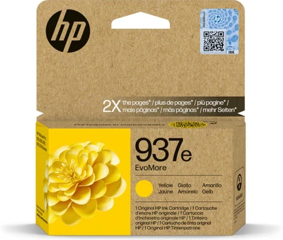 Rašalas HP 937e EvoMore 4S6W8NE, geltona sp.