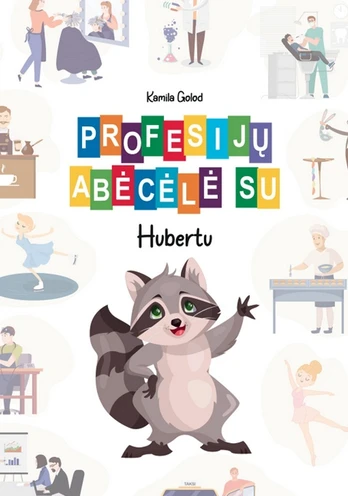 KNYGA Profesijų abėcėlė su Hubertu