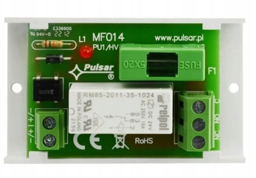 Relinis modulis Pulsar Awz517 24v / 230v Nc/no