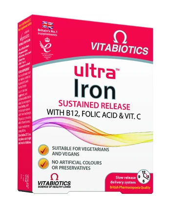 ULTRA Iron, 30 tablečių (Kaina perkant 2 prekes - galioja lojalumo programos dalyviams)