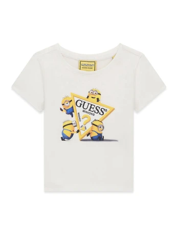 Guess Jeans Marškinėliai K6YI28 K6650 Balta Regular Fit