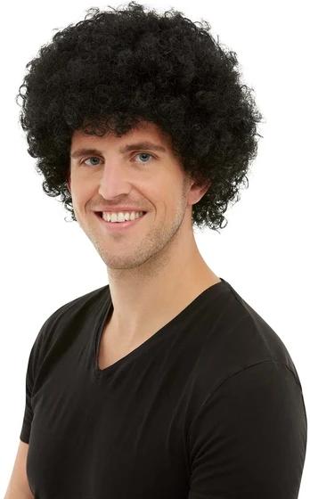Afro perukas suaugusiesiems – 70-ieji