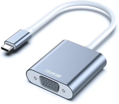 BENFEI adapter USB C to VGA pilka