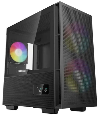 DeepCool CH360 Digital Micro-ATX Case, Juodas
