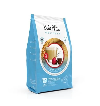 Dolce Vita kavos kapsulės Ginseng Light, 10 vnt.