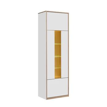 Vitrina Mebelbos Complex 1w, 60,2x40x195,8 cm, balta