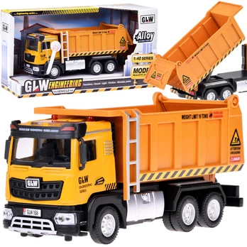 Žaislinis sunkvežimis GLW Engineering, geltona