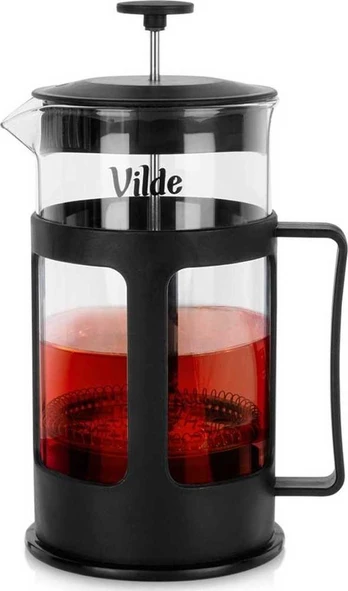 Kavinukas su stūmokliu Vilde, 1 l, stiklinis