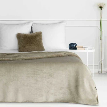 Eurofirany BLANKET/TEDY/BEIGE 70X160 BEIGE