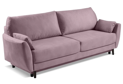 Trivietė sofa - lova Lango, rožinė