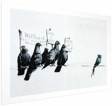 Artgeist Plakatas - Xenophobic Pigeons