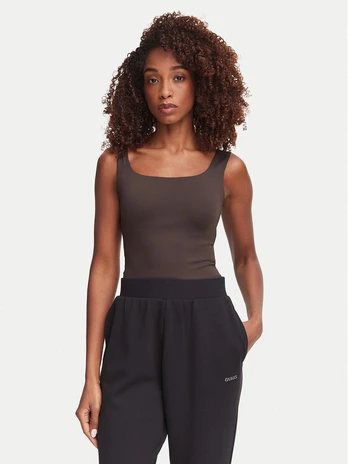 Guess Marškinėliai 183481 Ruda Classic Fit