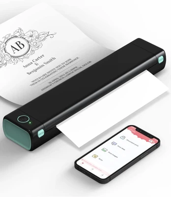 Phomemo M08F nešiojamasis A4 terminis spausdintuvas su Bluetooth ir USB