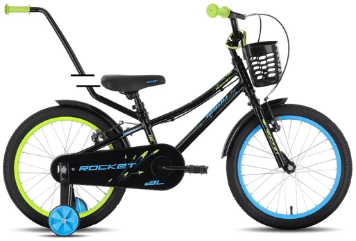 Dviratis Tabou Rocket AL 14 black-blue
