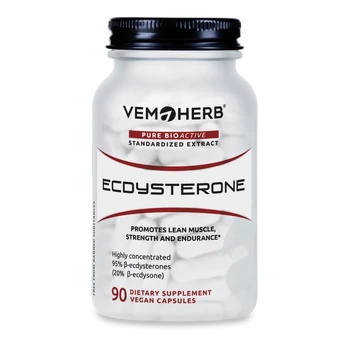 VemoHerb Ecdysterone (Paprastojo rapontiko šaknų ekstraktas) 90 kaps.