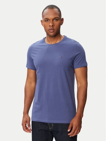 Tommy Jeans Marškinėliai Jersey DM0DM04411 Mėlyna Regular Fit