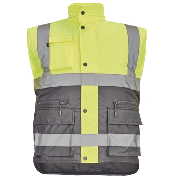 Liemenė vyrams Cerva Hellin HV, geltona/pilka, S dydis